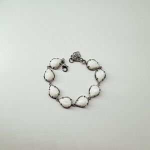 Kendra Scott Brynn Bracelet (Silver/White)
